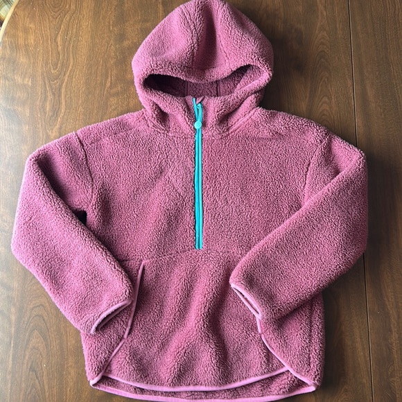 Hooded Sherpa 1/4 zip - Picture 1 of 7